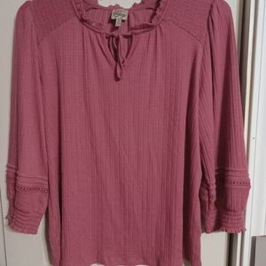 Como Vintage Dusty Rose Blouse
